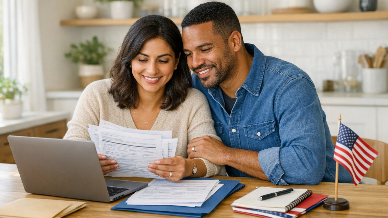 People preparing for Can I Change My Name During Naturalization? with organized study materials