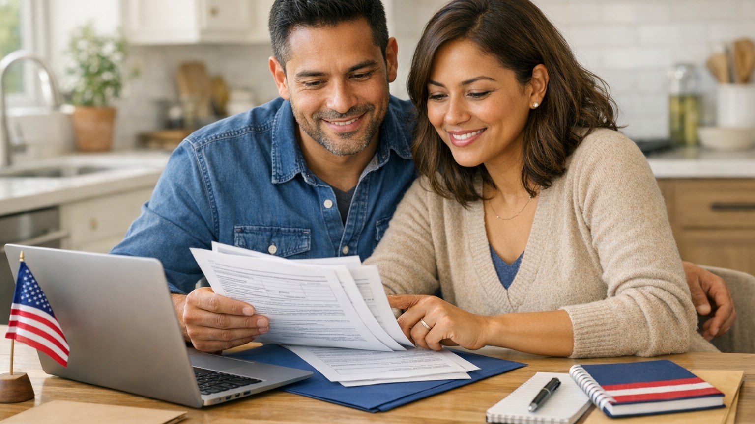 People preparing for Conditional Green Card Holders: Applying for Citizenship with organized study materials