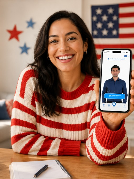 Pantalla de Entrevista Simulada de Citizenry