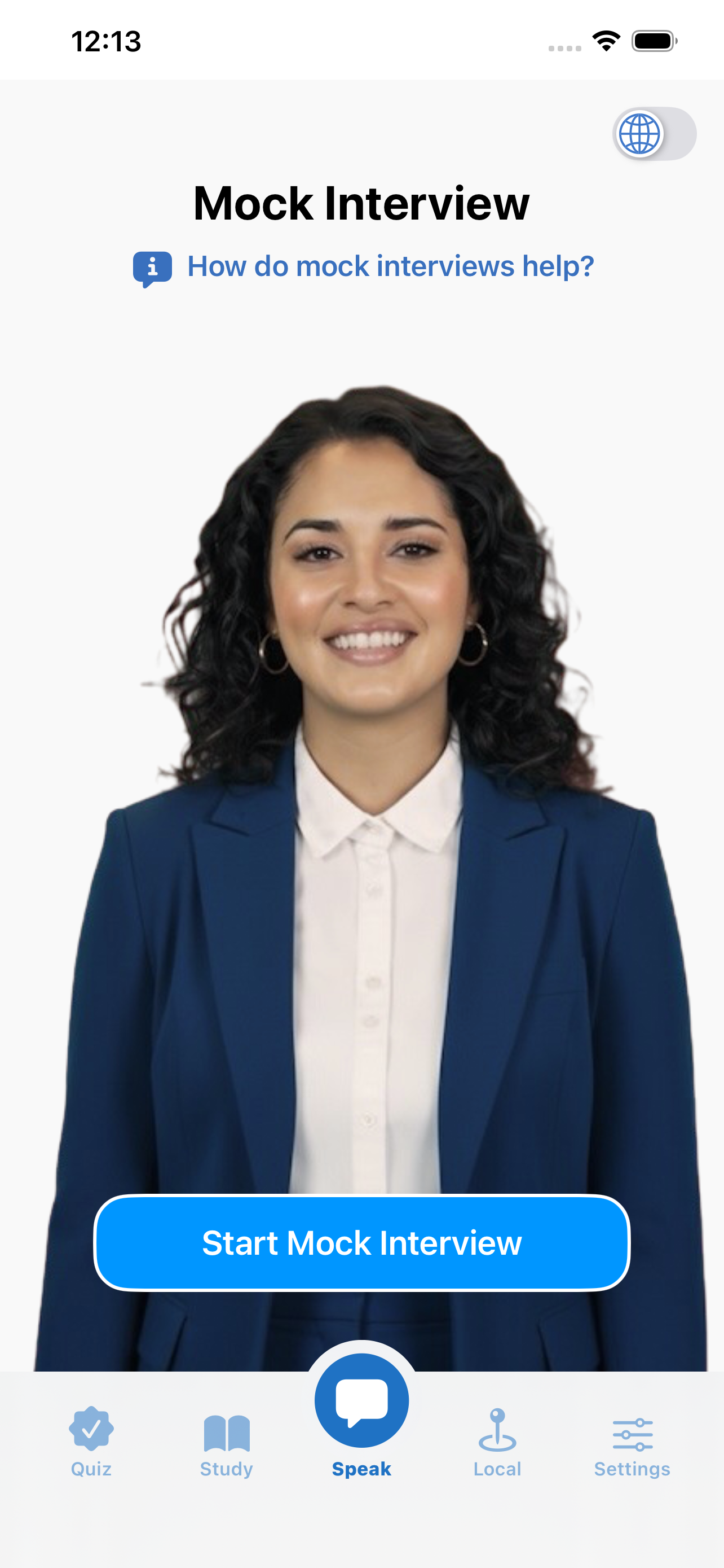 Mock Interview Screenshot 2