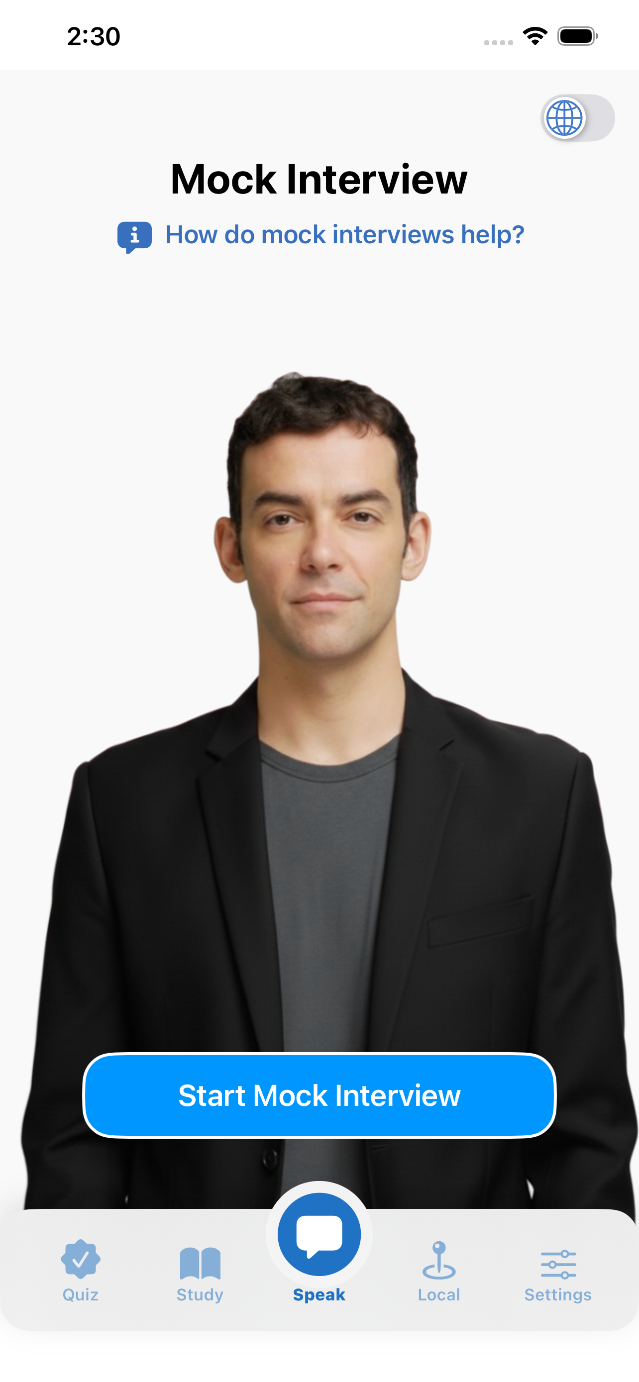 Mock Interview Screenshot 3